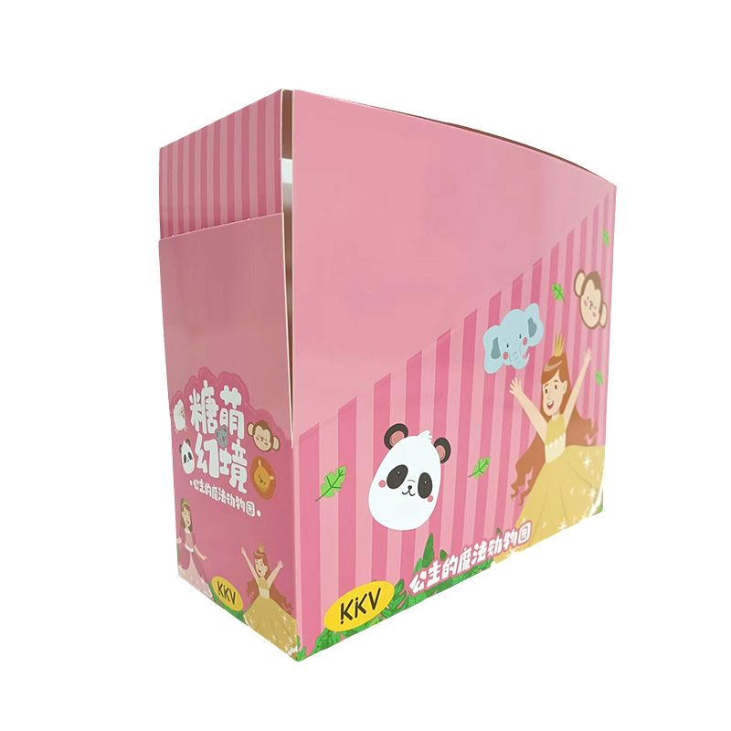 400g White Card Printing and Reakening Film, Lollipop PDQ Paper Display Box