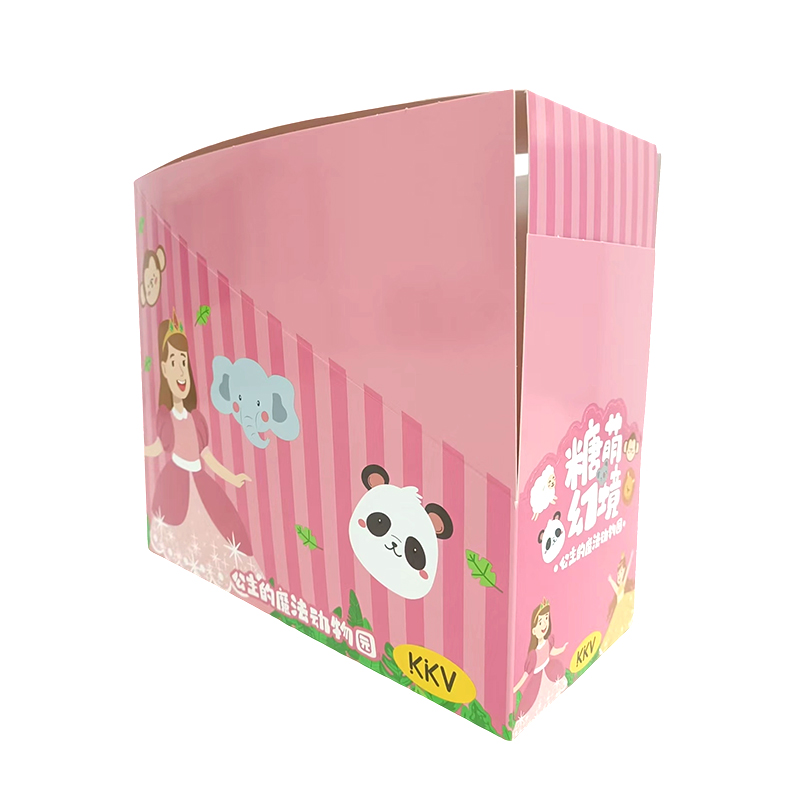 400g White Card Printing and Reakening Film, Lollipop PDQ Paper Display Box