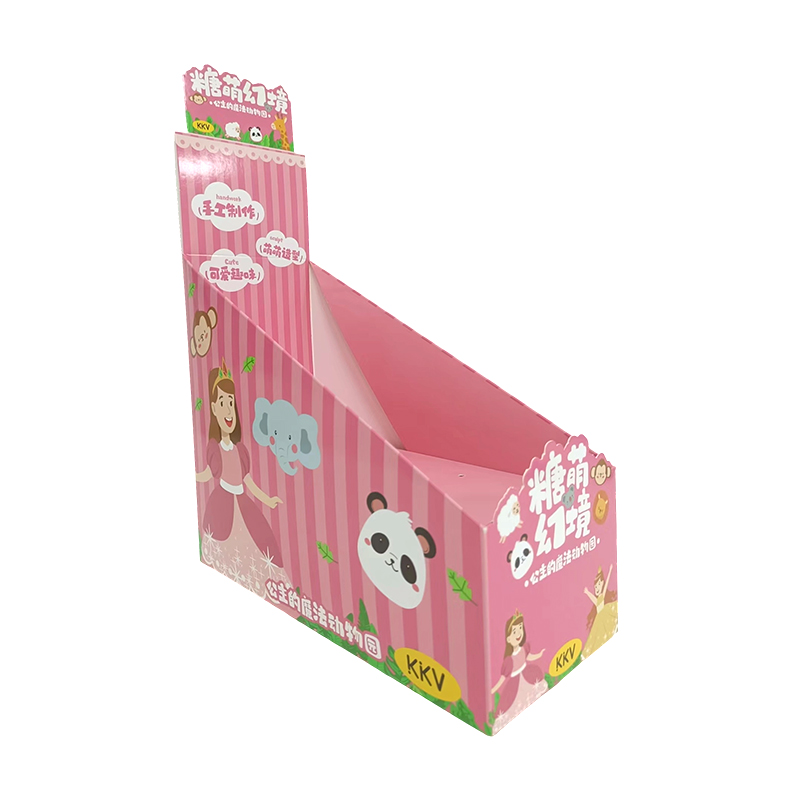 400g White Card Printing and Reakening Film, Lollipop PDQ Paper Display Box